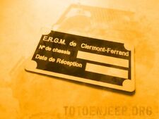 PLAQUE PLAQUETTE LABEL LAITON