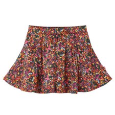Jupe pour Enfants Jupette Vêtement Tout-petits Imprimé Floral Multicolore 128 vi
