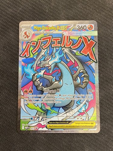 Carte pokémon méga dracaufeu - carte, méga-dracaufeu
