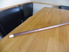 ANTIQUE WOODEN ROD - PORCELAIN
