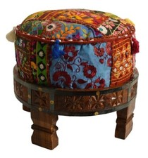 Pouf Rond Khambadi Décoratif