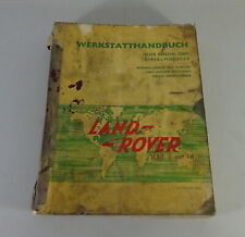 1964 Land Rover Series II + II A Workshop Manual | German
