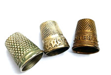 Lot de Dés à Coudre Vintage