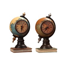 Figurine Globe, horloge de