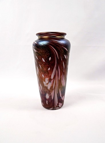 Vase art deco verre émail - vase, en
