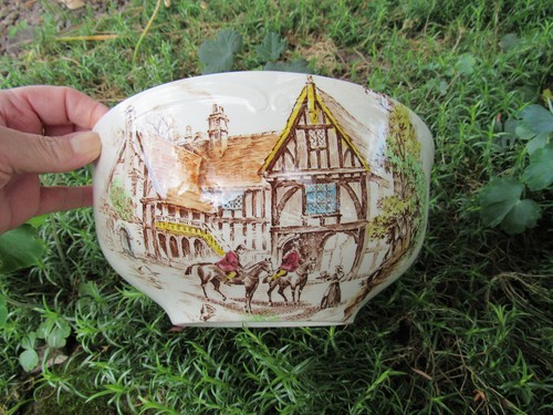 Vintage saladier gien modèle - vintage,