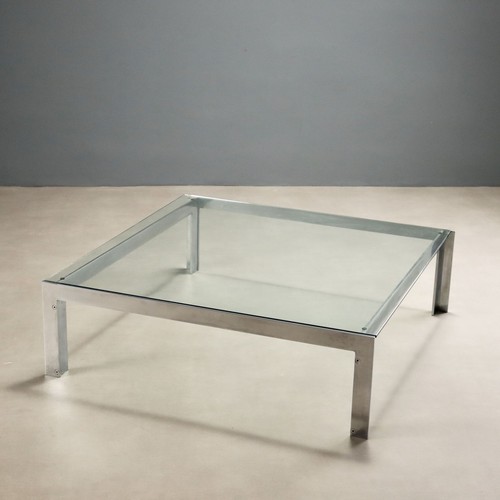 Table basse vintage - table, métal
