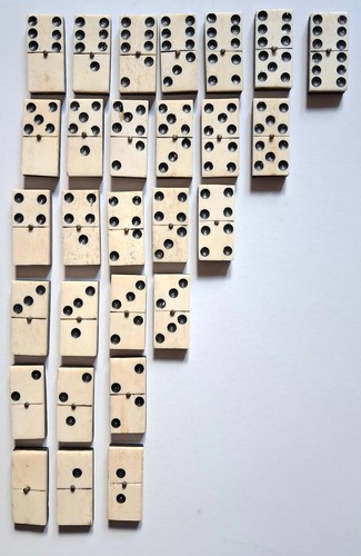 Ancien jeu dominos en - de,