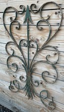 Grille ancienne fer forgé - fer,