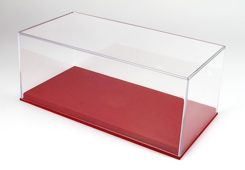 Vitrine plexiglas avec - , socle