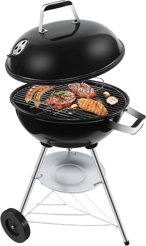 Barbecue charbon bois - charbon, rond