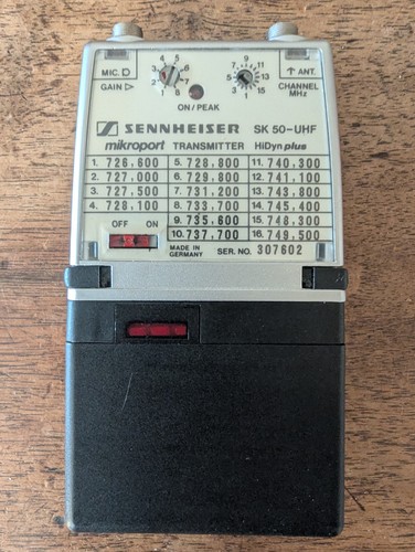 Sennheiser uhf mikroport - sennheiser, 50-uhf