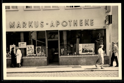 Carte postale photo pharmacie