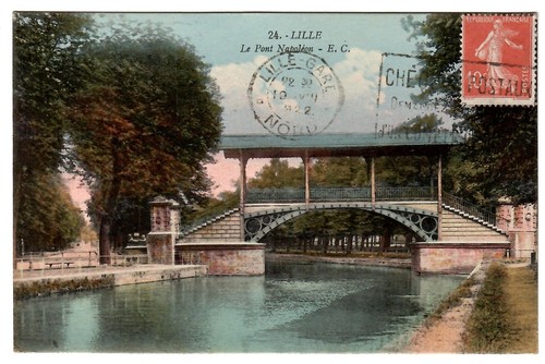 Cpa lille pont napoléon - pont, napoléon]