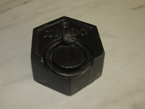 Ancien poids hexagonale - 5,