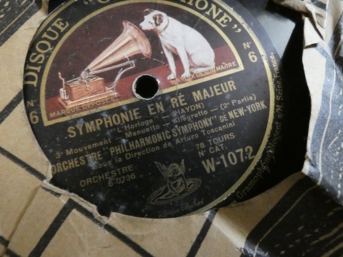 Disques pour gramophone lot - 10,