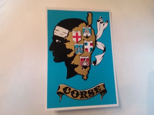 Antique corsican postcard - antique,
