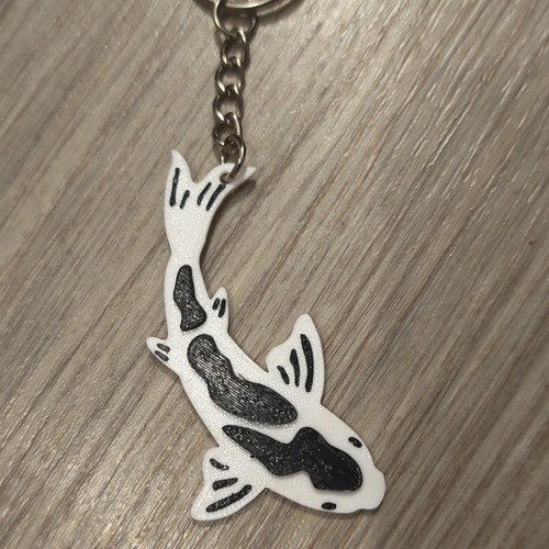 Porte clés poisson type carpe - poisson,