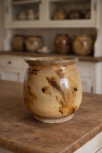 Ancien pot terre cuite - terre,