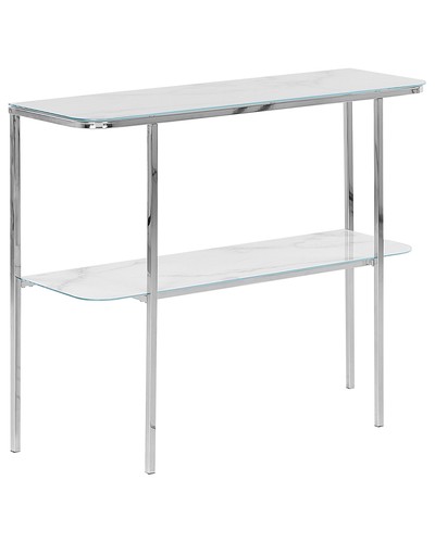 Table console verre effet - console, en