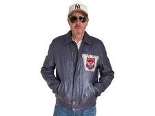 Veste de hockey en cuir