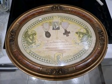 Rare Cadre Para Parachutiste