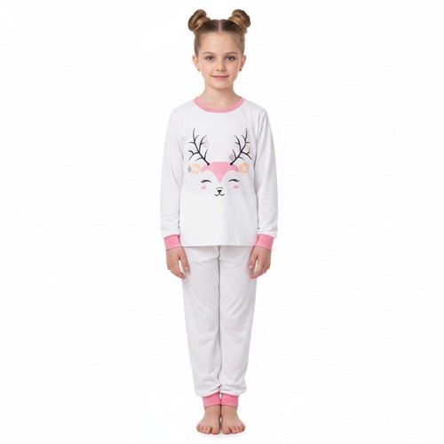 Enfants filles noël pyjama - noël,