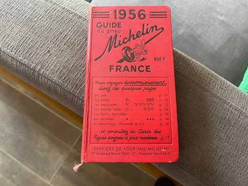 Guide michelin 1956 france - guide,