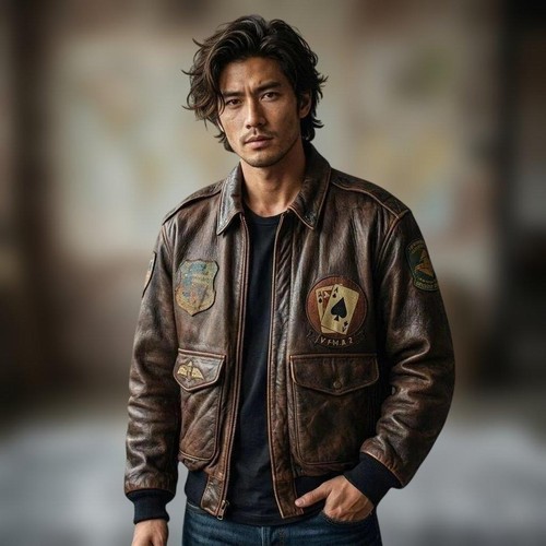 Avirex blouson veste - blouson, cuir