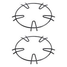 Porte-chauffage à gaz 2pcs Anti-Slip Wok Pan Support Poêle en émail