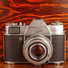 Kodak Retina Reflex 025 35mm Film SLR Camera W 50mm 2.0 Lens Tested Working