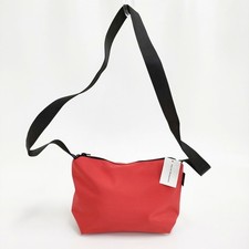 Herve Chapelier New 1752N Nylon Square Shoulder Bag M Piment Red 5-0930G♪