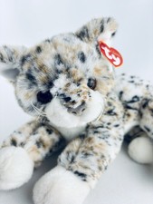 Ty Classic Thomas Snow Leopard Plush Stuffed Animal Toy Jungle Kitty Cat 12”