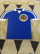Ancien Autocollant Mini Maillot Foot The Scottish Football Association Annee 80 