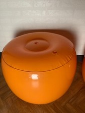 POUF PRISUNIC VINTAGE - ORANGE