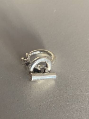 Bague hermès argent - argent,
