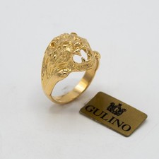 Bague homme or jaune 18 carts