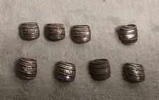 Lot 8 Ancien  Bouton En Métal