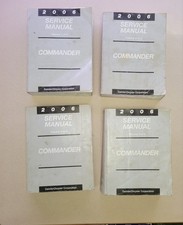 Jeep Commander 2006 Manual Set OEM Shop Service Repair  Mopar Manuals
