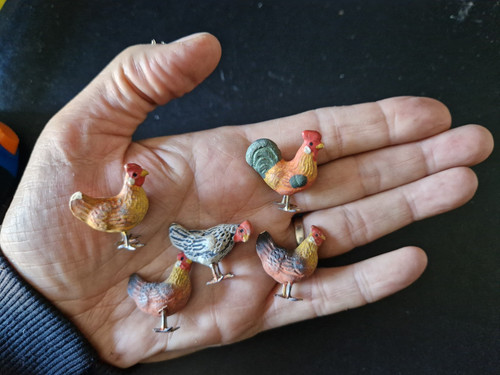 1930 coqs et - :, poules