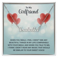 Collier prénom personnalisé