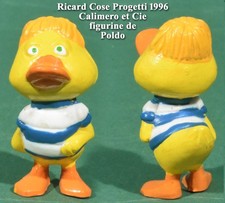 Ricard Cose Progetti 1996, surprise eggs, Calimero et Cie, Poldo figurine