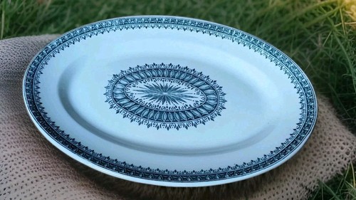 Plat ovale creil - plat,