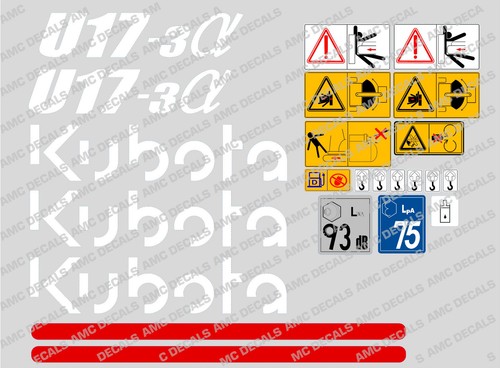 Kubota u17 mini digger - kubota,