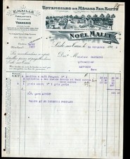 LISLE-SUR-TARN (81) TINNING GLASSWARE / ART MENAGER ""Noel MALET"" in 1929