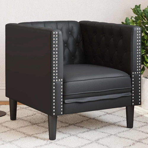 Canapé noir pvc - canapé,