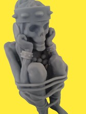 Buste Momie Inca Style BD Classique 3d à peindre Déco Aztèque Style Tintin