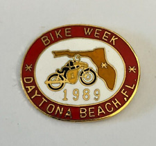 52 - Pin's MOTO BIKE WEEK 1989 - DAYTONA BEACH FLOFIDE