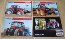 Lot de 4 Prospectus livrets publicitaires tracteur CASE IH Voir descriptif