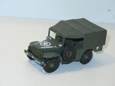 SOLIDO, camion militaire 4X4 Dodge WC 52 avec drapeau armée USA